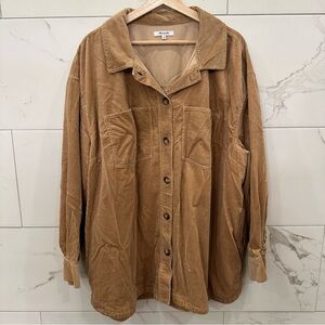 Madewell Tan Corduroy Jacket